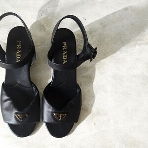 Prada Women's Elegant Black Sandals